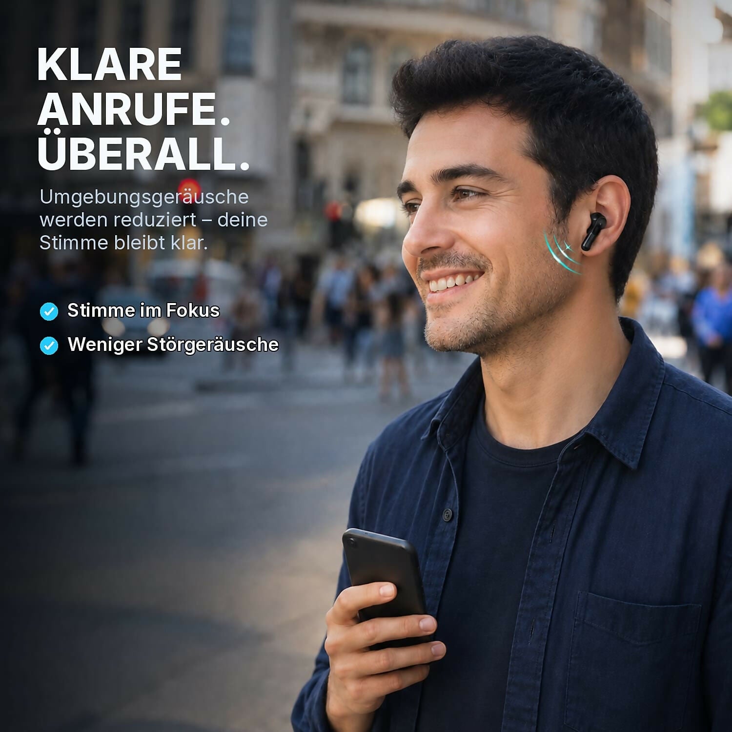 Oryzom AirBeat Ultra – Kabellose In-Ear-Kopfhörer mit Stereo-Sound für ein immersives Klangerlebnis