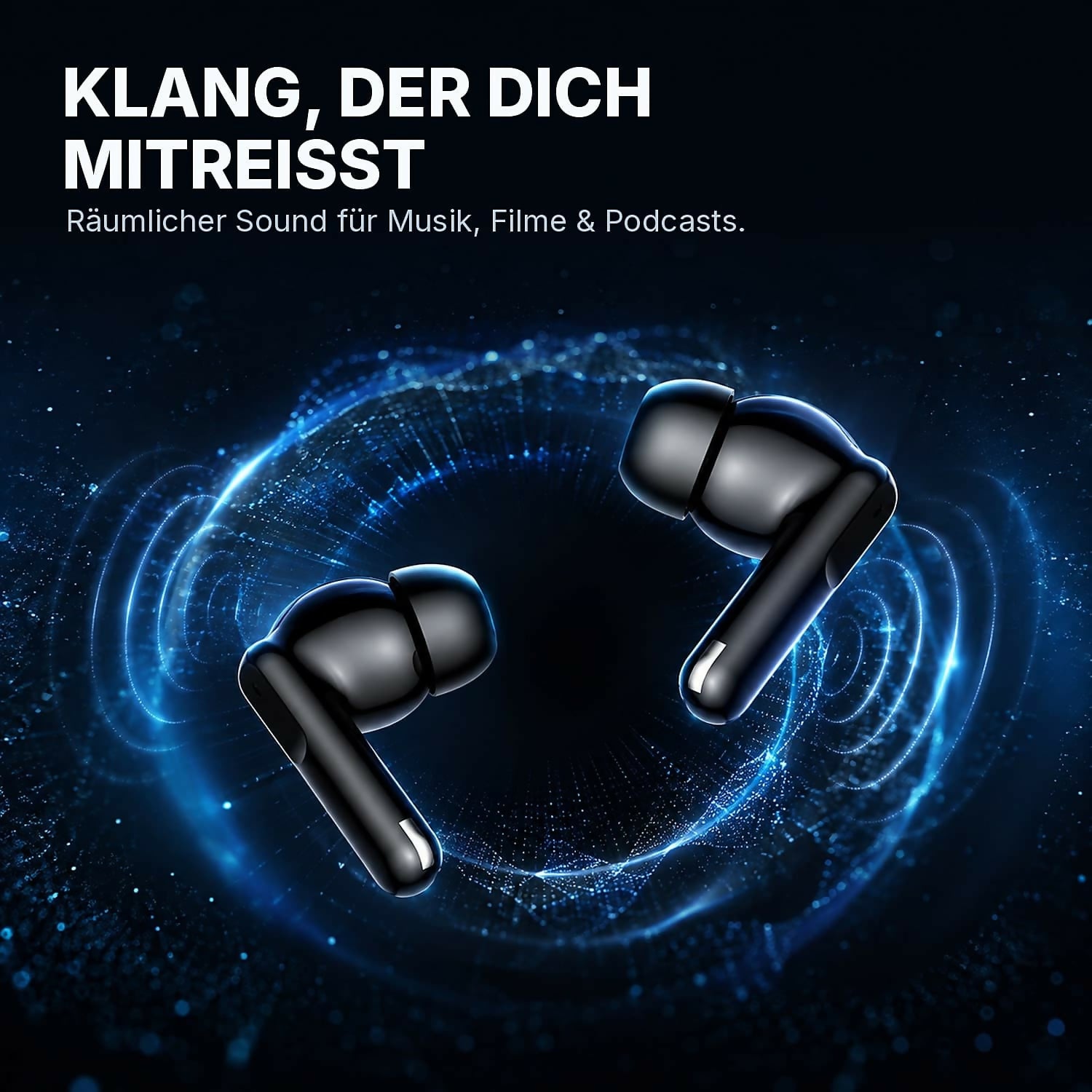 Oryzom AirBeat Ultra – Kabellose In-Ear-Kopfhörer mit Stereo-Sound für ein immersives Klangerlebnis