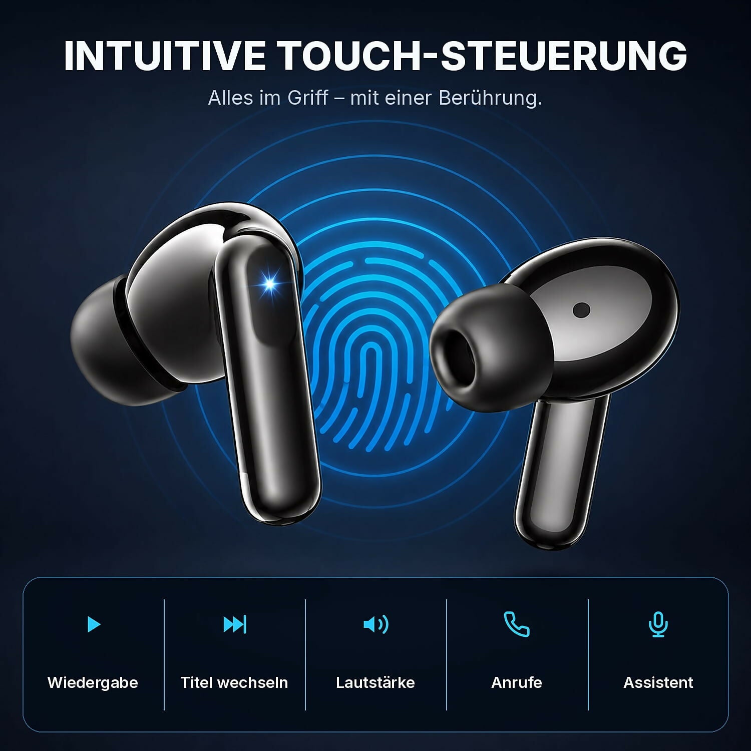 Oryzom AirBeat Ultra – Kabellose In-Ear-Kopfhörer mit Stereo-Sound für ein immersives Klangerlebnis