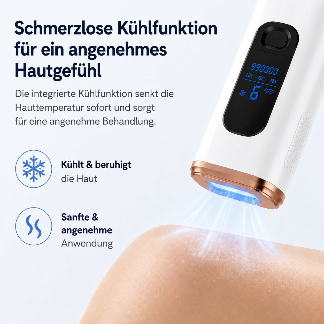 Oryzom ProSilk – IPL-Technologie mit Kühlfunktion für langanhaltend glatte Haut